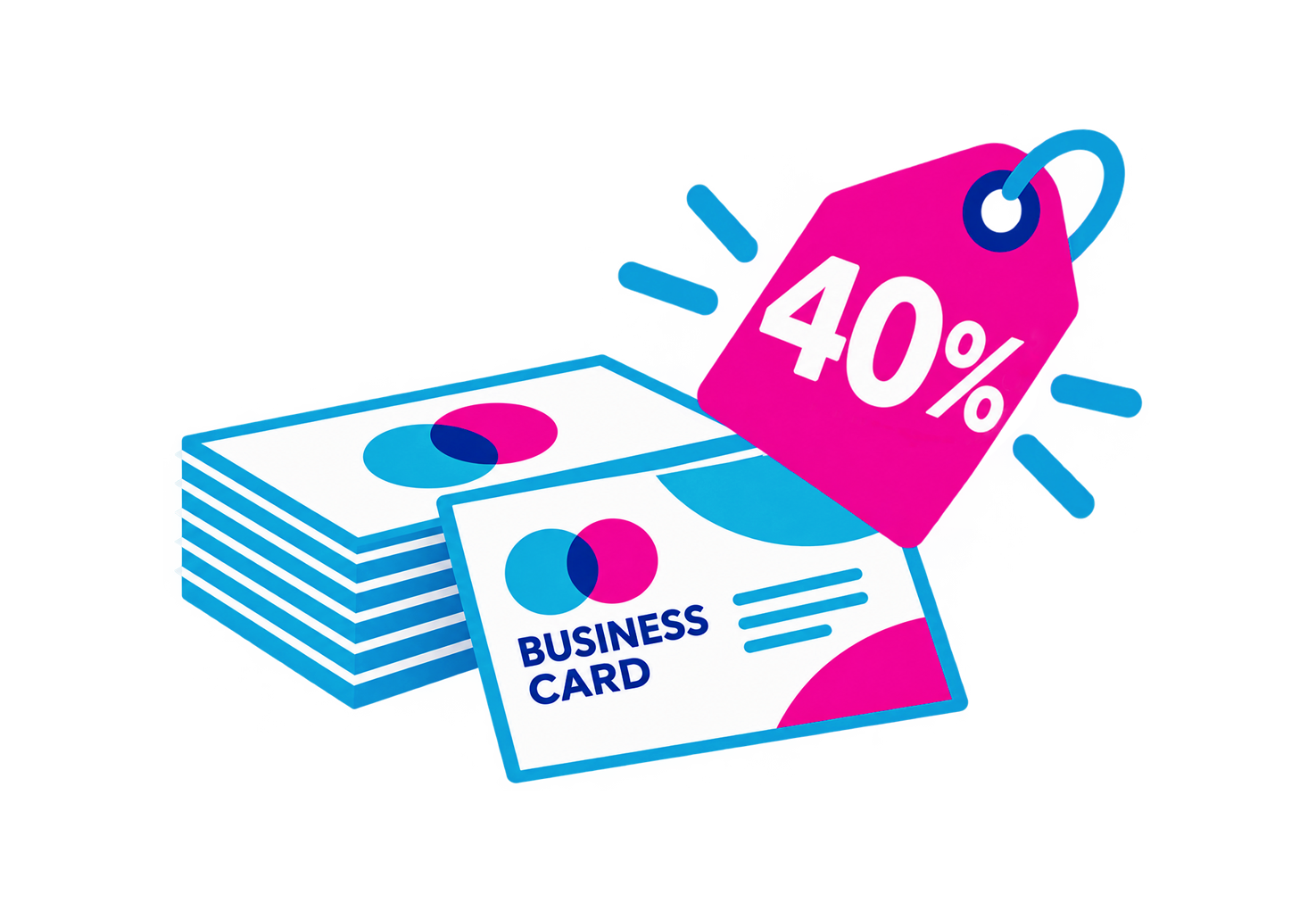 <div class="trix-content">
  <div>TAKE ADVANTAGE OF A 40% DISCOUNT ON BUSINESS CARD PRINTING<br>Choose the format, customize them with your brand identity, and order online quickly and easily.<br><br>Valid from September 16 at 12:01 a.m. to September 30 at 11:59 p.m.</div>
</div>
